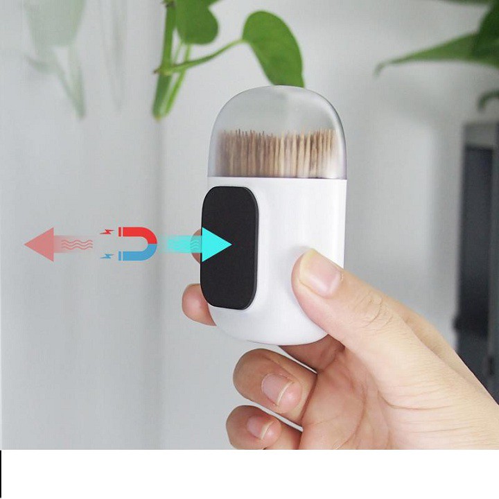 Hộp đựng tăm có nam châm hít tủ lạnh tiện lợi cao cấp - DMA store