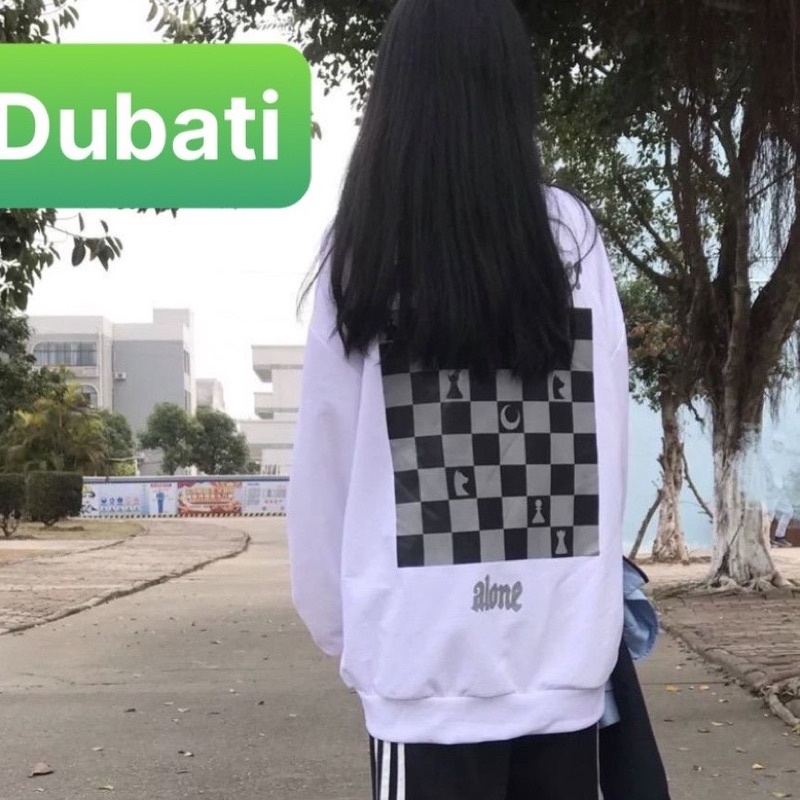 Áo hoodies nỉ caro bàn cờ mũ 2 lớp