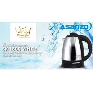 Ấm siêu tốc Asanzo SK-1800 1.8L