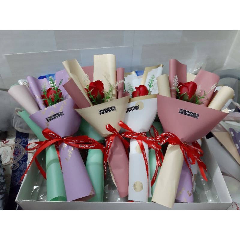 Hoa sáp 1 bông loại đơn giản