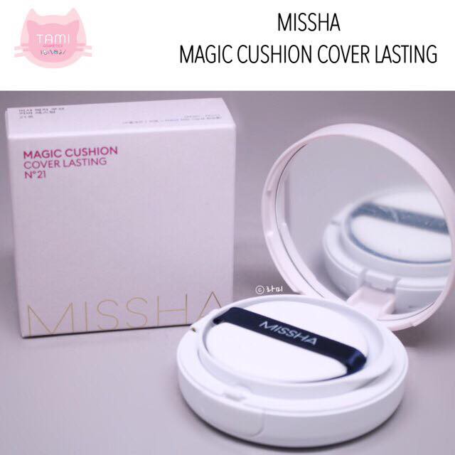 Phấn Nước Che Phủ Kiềm Dầu Missha M Magic Cushion Cover Lasting SPF50+/PA+++ 15g