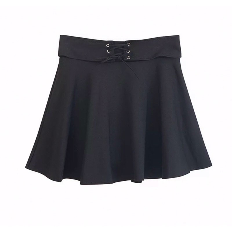 Chân váy xoè xỏ dây