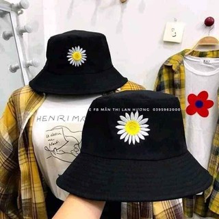 Mũ bucket hoa cúc unisex