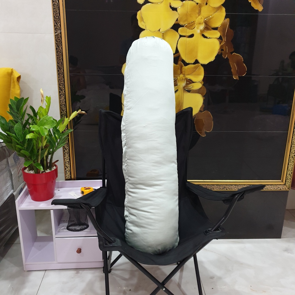 Vỏ Gối Ôm Lụa Tencel Cao Cấp 35x100 cm Sang Xịn Mịn Mát - Êm Ái Ngủ Ngon - Màu Ngẫu Nhiên