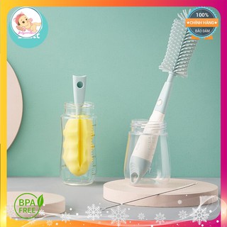 Cọ Rửa Bình Sữa🌸Hàng Chính Hãng-An Toàn Cho Bé🌸Cọ Rửa Silicon Cao Cấp 4 Món