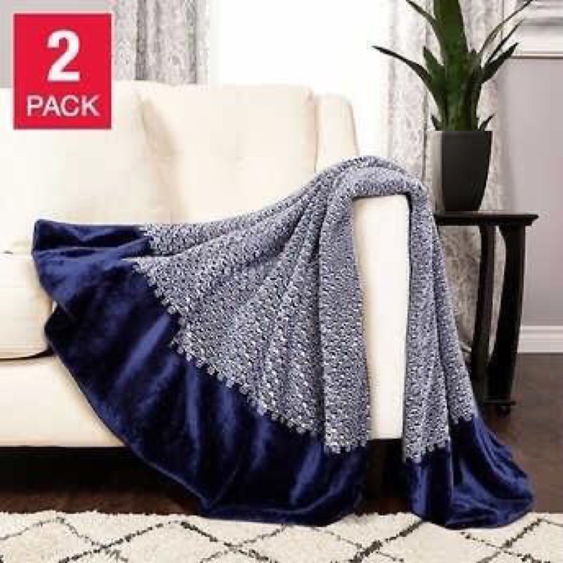 [BILL MỸ] Chăn Mền Eco Plush Throw nhập Mỹ chính hãng