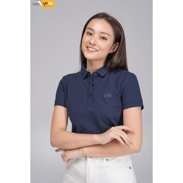 Áo Polo nữ pique 04 YODY Chính Hãng  Thoáng Mát, Co Dãn, Siêu Sịn - Mịn - Sang. Mã: APN3844