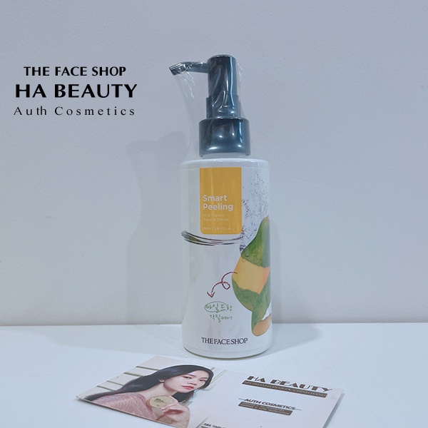 Tẩy tế bào chết cho da nhạy cảm The Face Shop Hà Beauty đu đủ dịu nhẹ Hàn Quốc Smart Peeling Mild Papaya 150ml