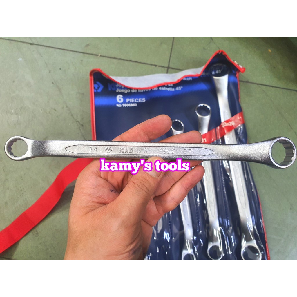 Bộ cờ lê 2 đầu vòng 6 cây Kingtony model 1606MR