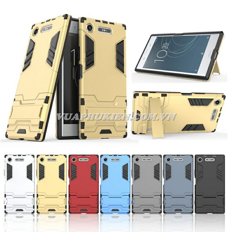 Ốp lưng Iron Man chống sốc cho Sony Xperia XZ1, XZ, XZs, XA1, XA - Hàng Cao Cấp