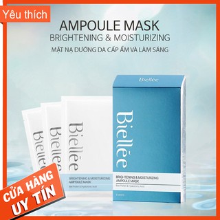 Mặt nạ Brightening & Moisturizing Ampoule Mask Biellee