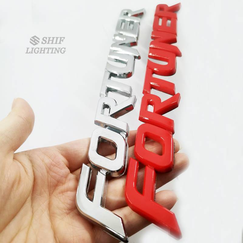 1 Miếng Dán Chữ Cho Xe Toyota Fortuner