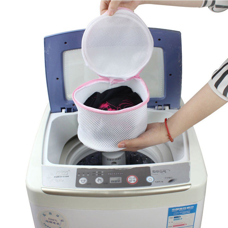 Túi lưới, túi giặt bảo vệ đồ lót (hình trụ)