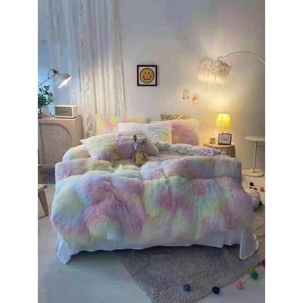 Bộ chăn ga Nỉ nhung lông
