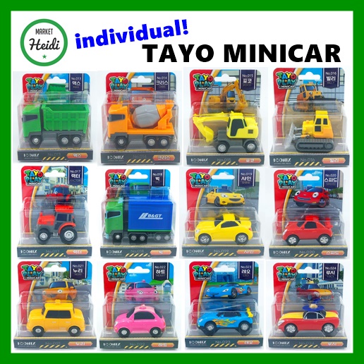 Tayo xe buýt nhỏ  Tayo Toys Tayo Bus Tayo Minicar Max / Chris / Poco / Billy / Ractor / Big / Shine / Speed / Nuri / Heart / Leo / Lucy