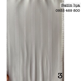 Vải may áo dài satin lụa hoa văn đẹp mềm mịn