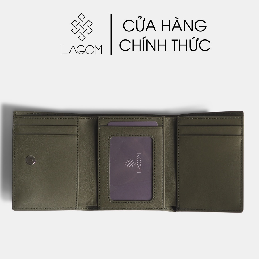 Ví nam nữ Da thật LAGOM - Season Trifold Wallet - gập ba