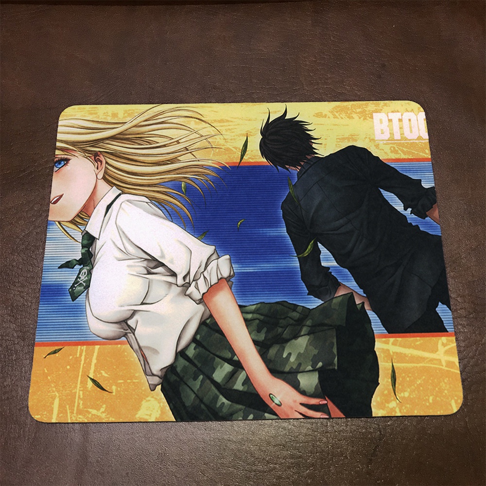 Lót chuột máy tính Anime Btooom Wallpapers 1 Mousepad cao su êm ái. Nhận in theo yêu cầu