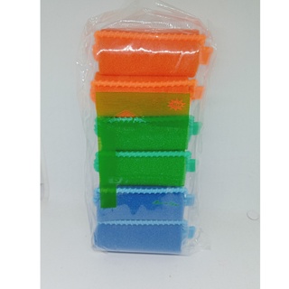 Combo 6 ống cuốn tóc mút đủ màu -lô cuốn tóc tạo kiểu tóc