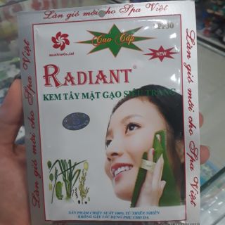 Kem gạo tẩy mặt siêu trắng Radiant