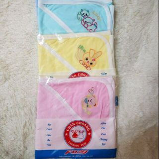 Chăn ủm hè cotton màu rẻ mũ thêu