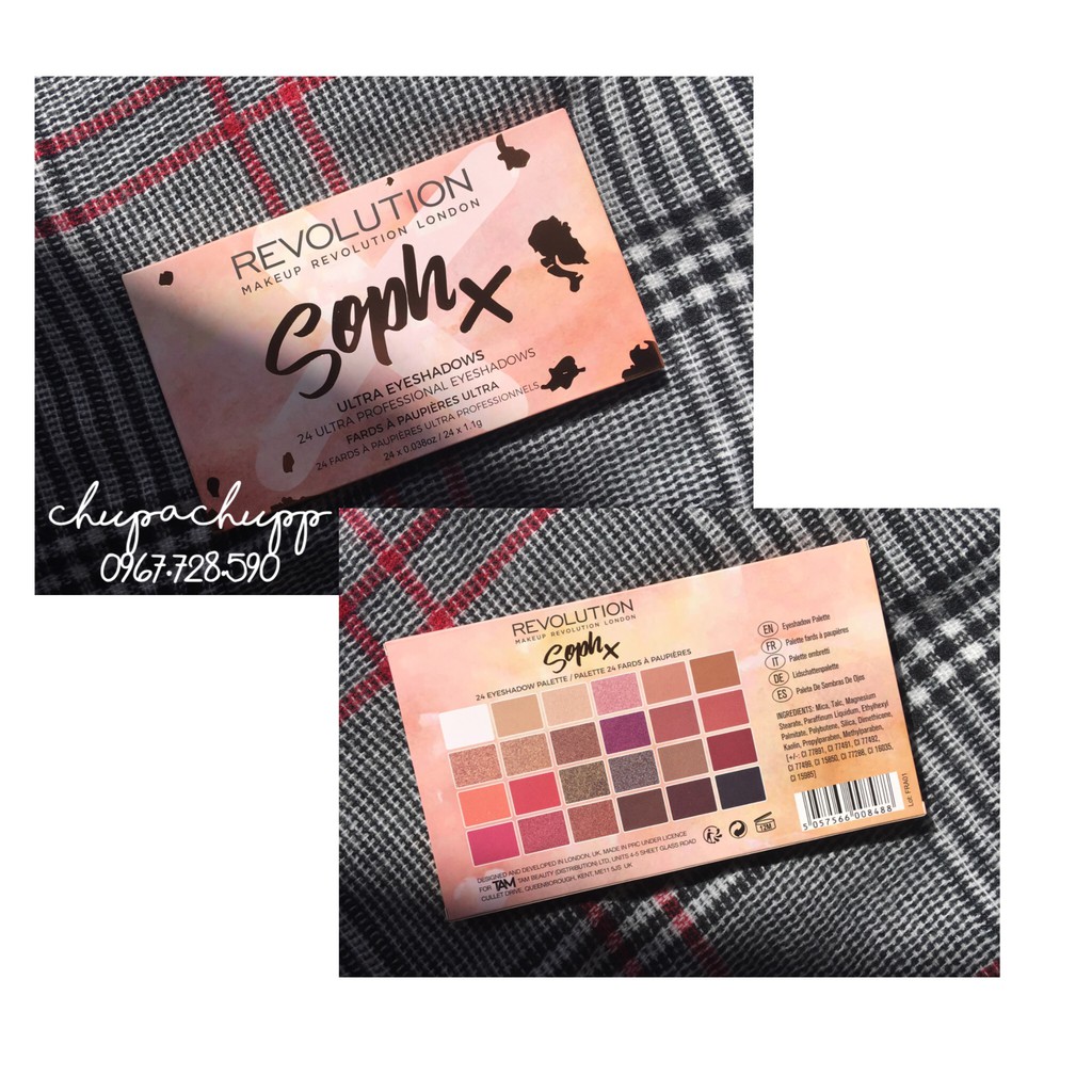 Bảng mắt Soph X Makeup Revolution