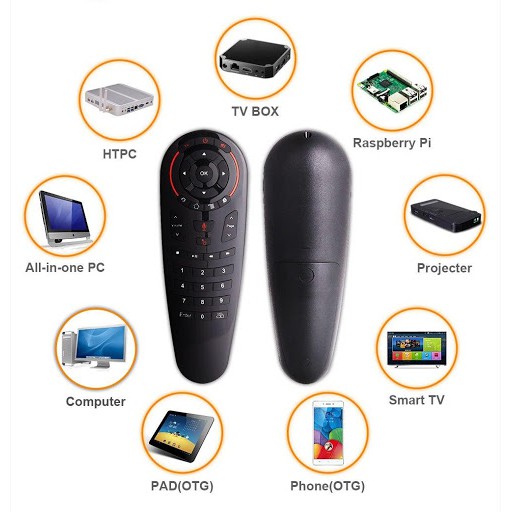 Remote chuột bay G30S có chức năng tìm kiếm bằng giọng nói tương thích với nhiều thiết bị