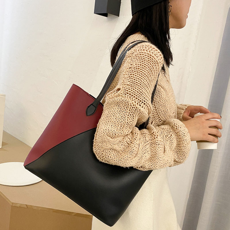 Túi xách tích hợp túi đeo vai da Pu thời trang cho nữ IELGY