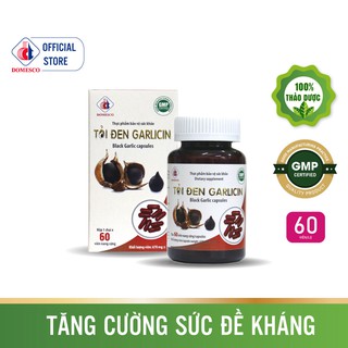 Viên uống giảm mỡ máu Tỏi Đen Garlicin - Lọ 60 Viên