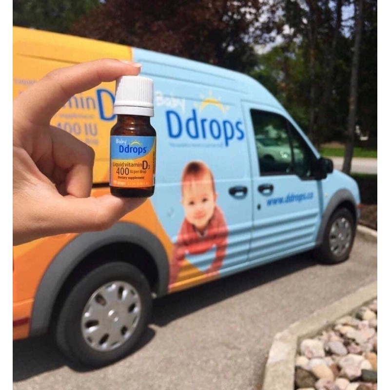Vitamin D3 Baby Ddrops Mỹ hình em bé hộp 90giọt