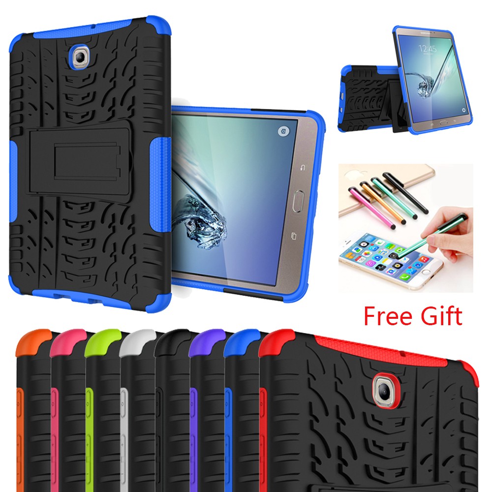 For Samsung Galaxy Tab S2 8.0 SM-T710 T713 T715 T719 Hybrid Rugged Shockproof Stand Case Cover