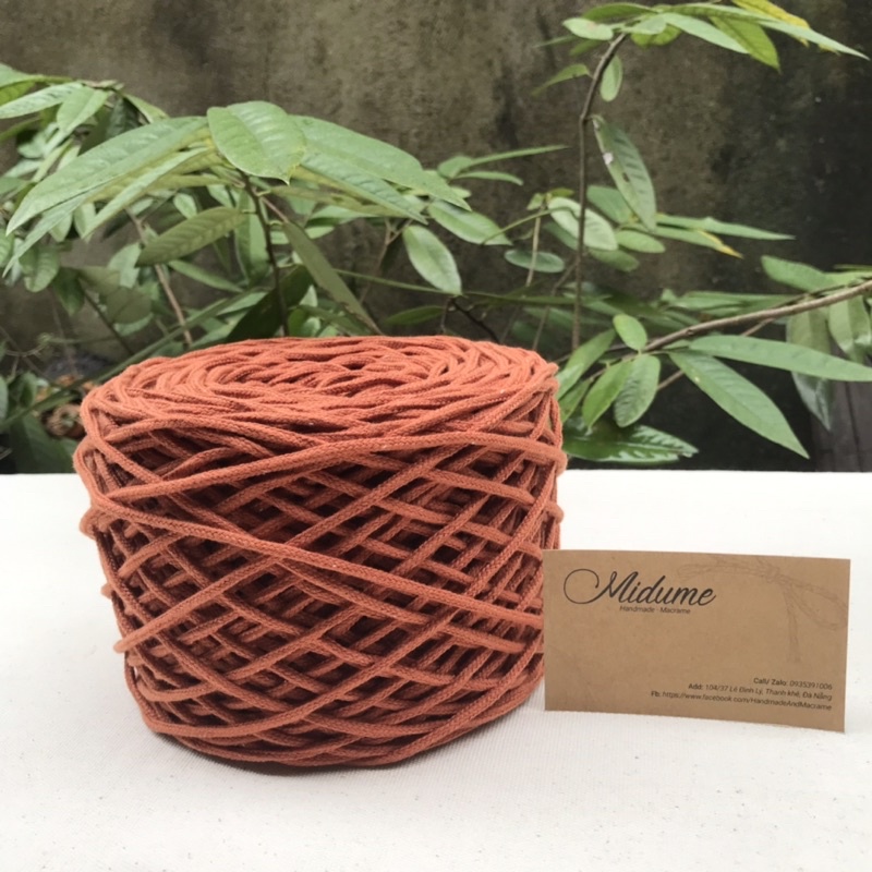 Sợi dệt 2.8mm làm túi xách có 12 màu được đánh số thứ tự, sẵn kho