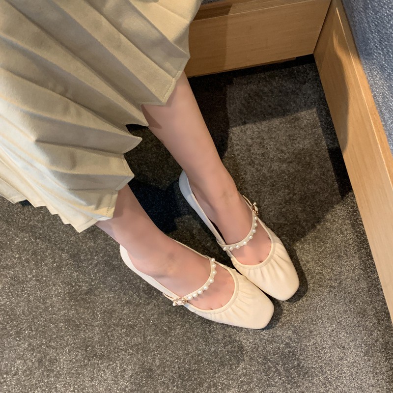 Elegant Fashion Square Female Doll Shoes For Women