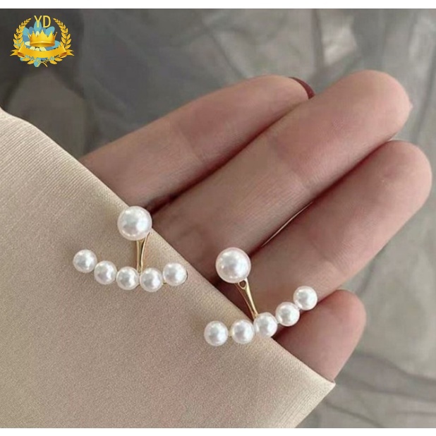 YD Hoa Tai Đính Ngọc Trai Nhân Tạo Thanh Lịch Cho Nữ HB