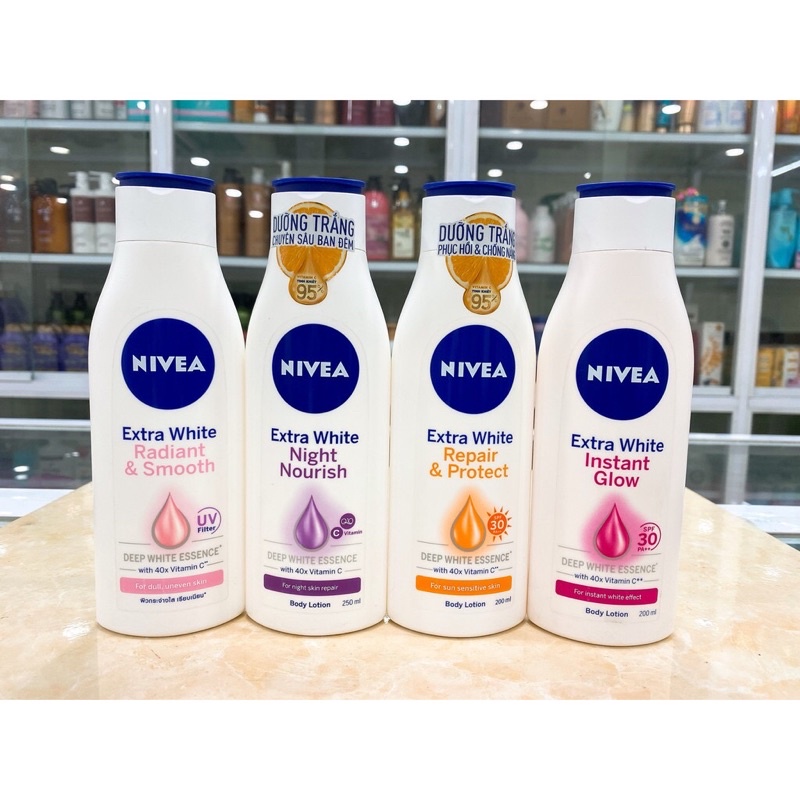 Sữa Dưỡng Thể Nivea Dưỡng Trắng Da Chống Nắng Hàng Chính Hãng Công Ty