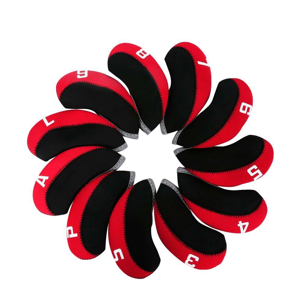 IVORY Bộ 11 Vỏ Bọc Bảo Vệ Đầu Gậy Đánh Golf Bằng Sắt Siêu Bền Tiện Dụng