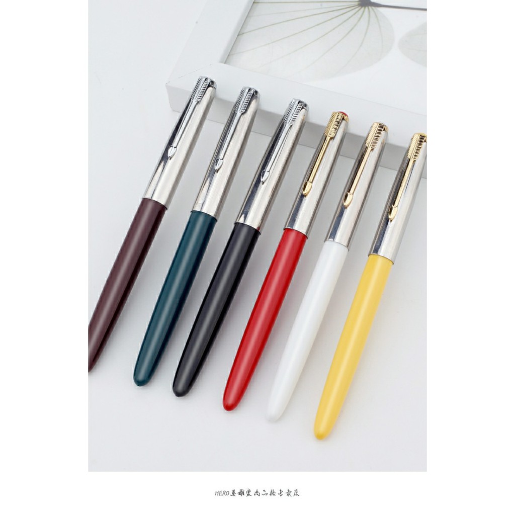 Bút máy/ Viết máy Hero Kim Tinh 616 - Phiên bản màu sắc