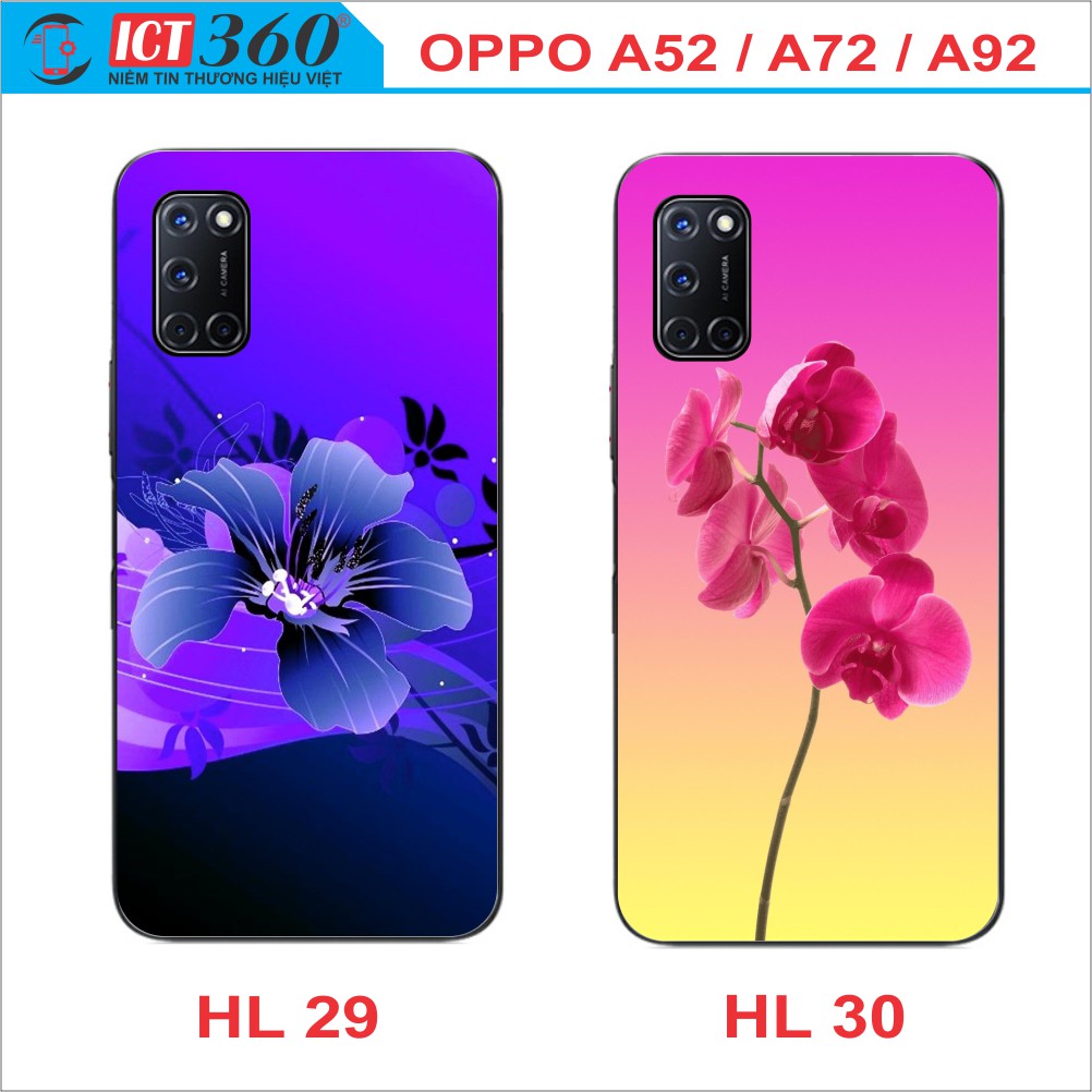 Ốp Lưng Kính Nano OPPO A52 A72 A92  - in theo Yêu Cầu