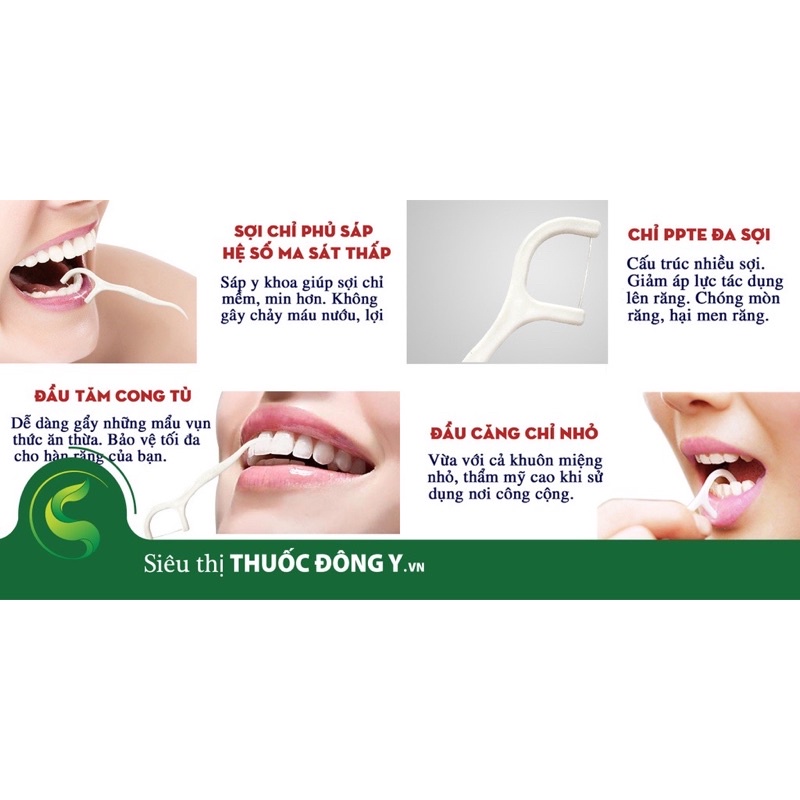 TĂM CHỈ NHA KHOA - HỘP 50 CÁI