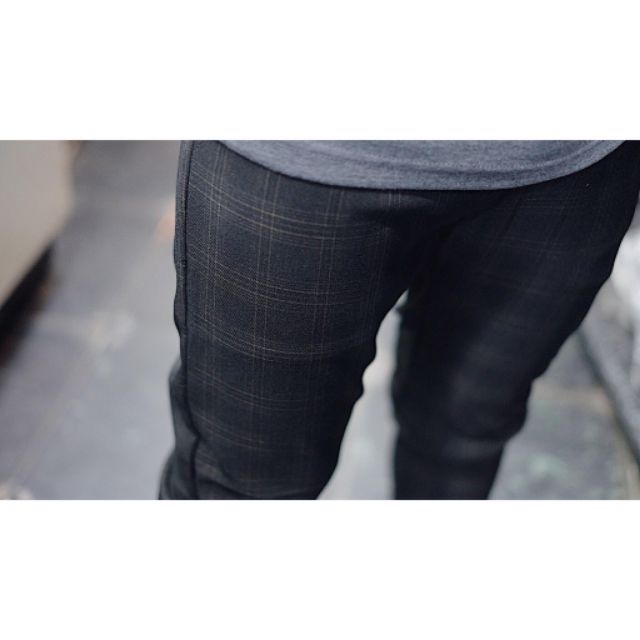 (VẢI XUẤT KHẨU) QUẦN ÂU NAM CAO CẤP Hàng Xuất Khẩu 2019 (ĐEN CARO) (Được Trợ Giá) | BigBuy360 - bigbuy360.vn