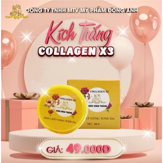 Kem nâng tone da, kem kích trắng da body nâng tone collagen x3 Đông Anh.