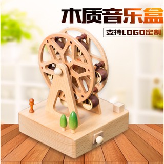 Hộp nhạc gỗ siêu đáng yêu