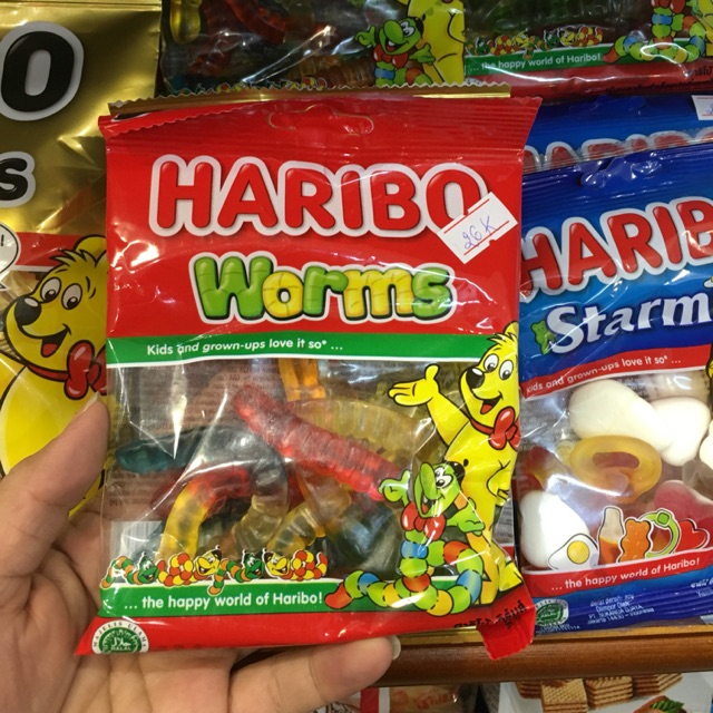 Kẹo dẻo Haribo Worms 80g