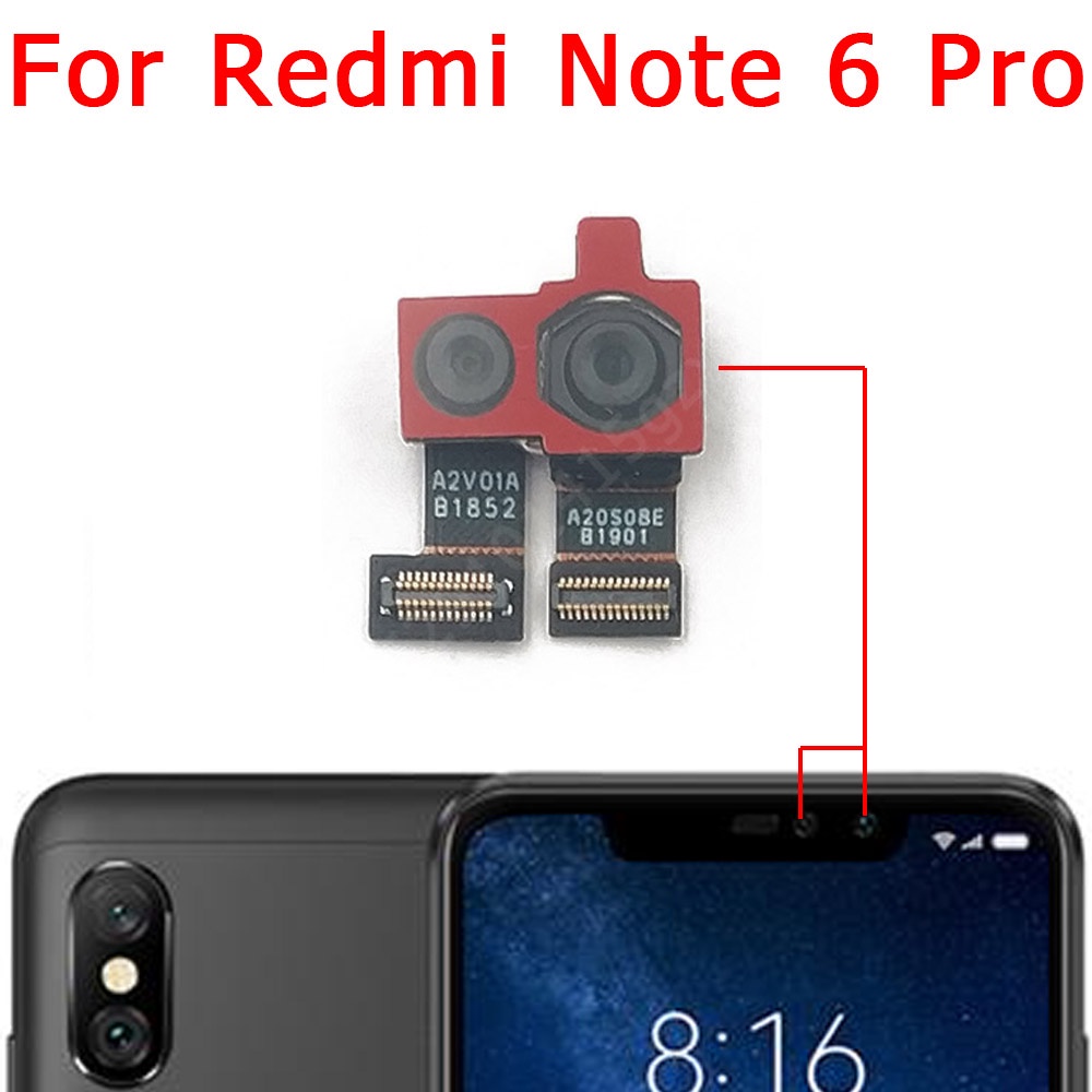Camera Trước Chất Lượng Cao Thay Thế Cho Xiaomi Redmi Note 5 5A 6 7 8 8T 9 9S 9T 10 Pro 10S
