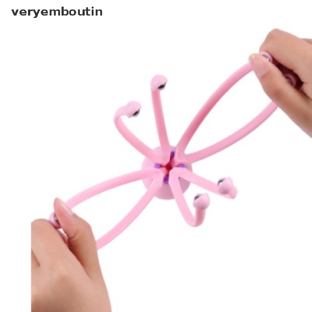 [Hàng mới về] Dụng cụ massage da đầu hình bạch tuộc giải tỏa căng thẳng