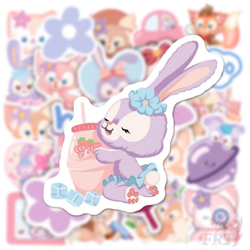 Set 50 miếng dán trang trí in hình hoạt hình Disney dễ thương 01 DIY