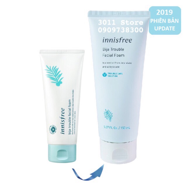 [Mã COS2405 giảm 8% đơn 300K] Sữa Rửa Mặt Innisfree Bija Anti Trouble Facial Foam