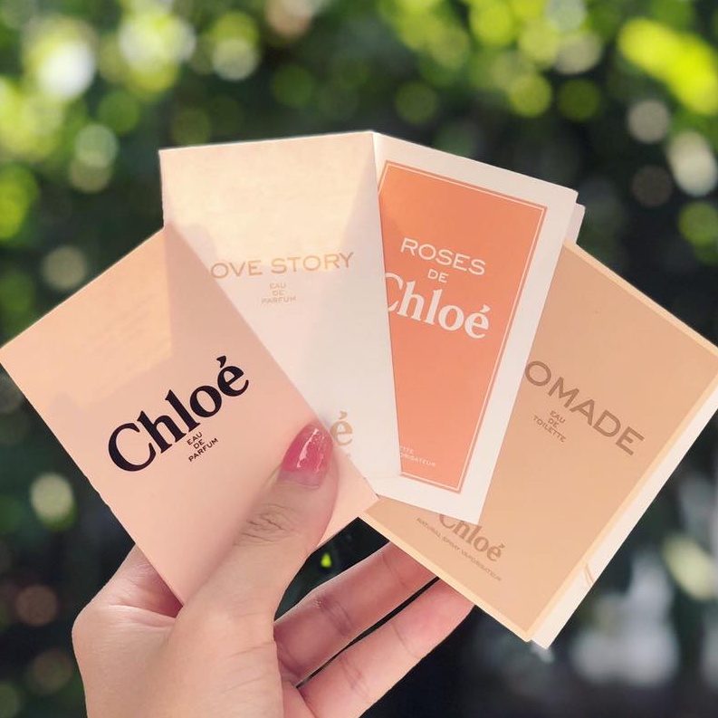 ❤ Vial Nước Hoa Mini Chloe Nomade - Chloé Rose - Love Story - Absolu - EDP 1.2ml 4ml