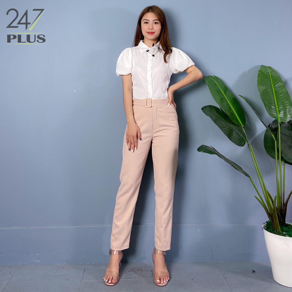 Quần tây kèm đai baggy