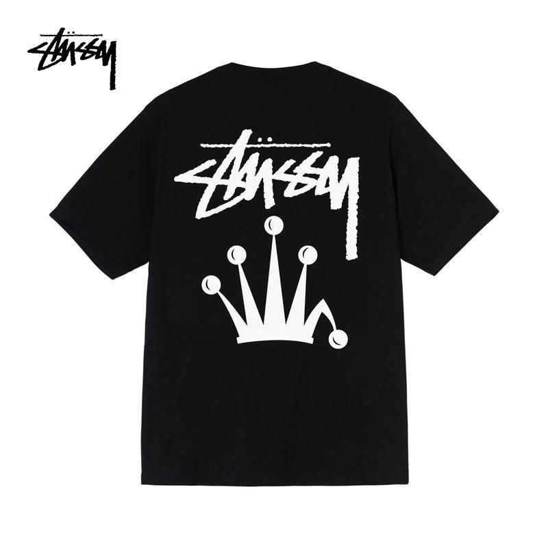 Áo Thun Ngắn Tay In logo Stussy Thời Trang Cho Nam 1904715H